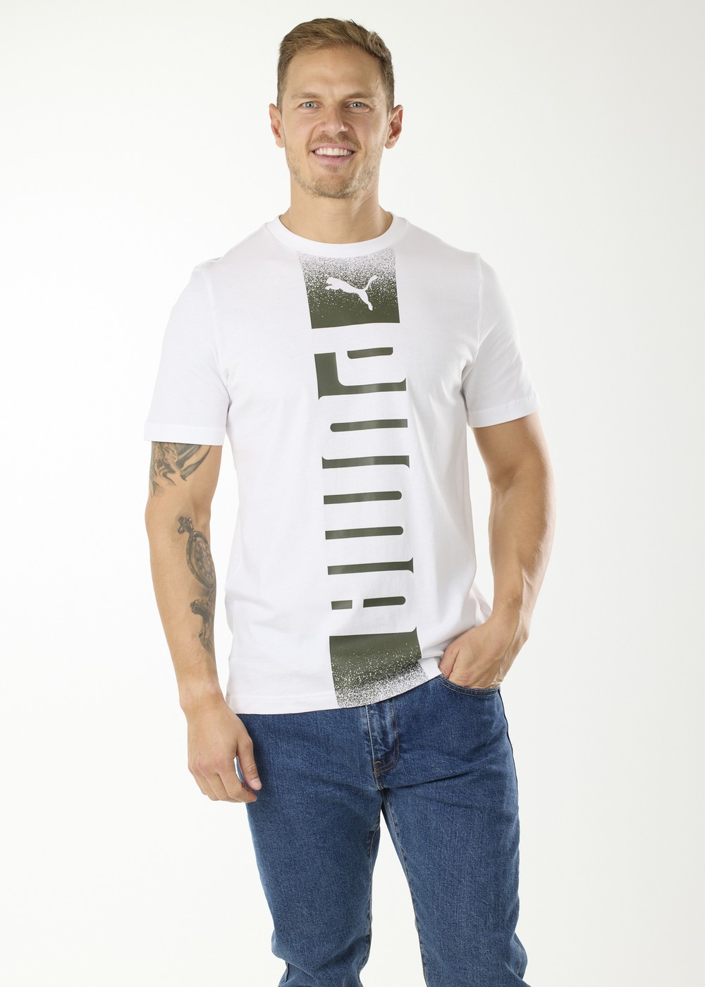 Ess Rebel Tee, Puma White, 3xl, T-Shirts | Herr - Kläder - T-shirts | Padelspecialisterna