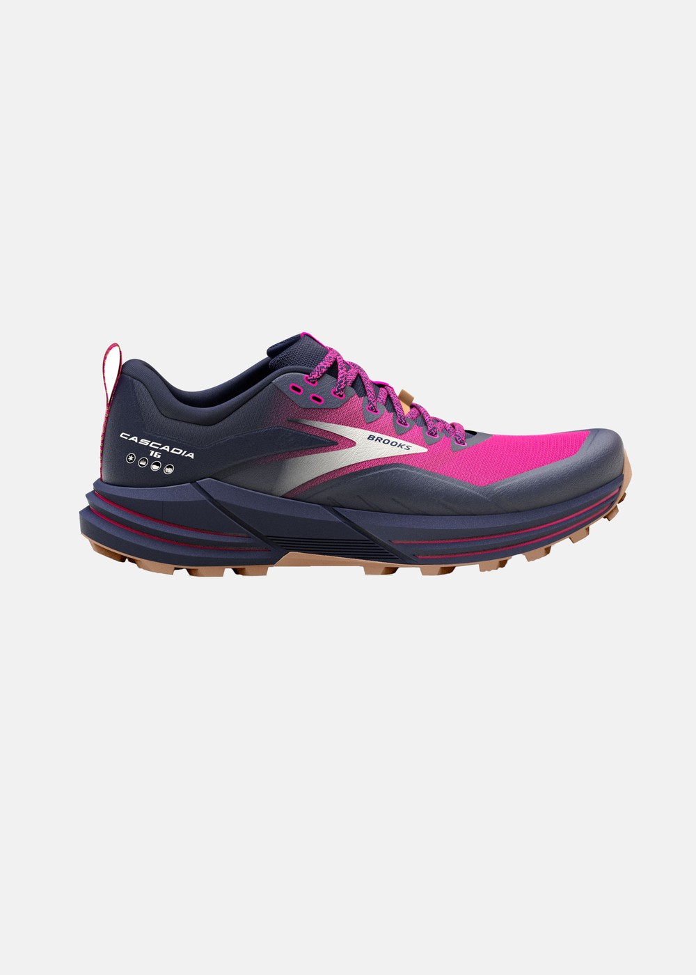 Cascadia 16, 425 Peacoat/Pink/Biscuit, 38 (Us 7), Trailskor | Skor - Träningsskor - Löparskor - Trailskor | Padelspecialisterna