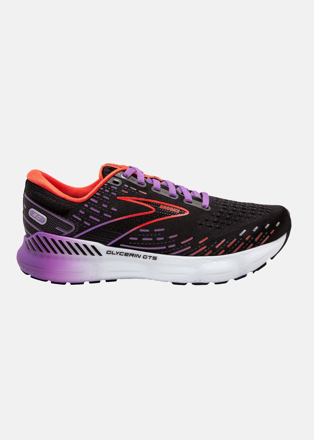 Glycerin Gts 20, 013 Black/Bellflower/Fiesta, 38 (Us 7), Pronationsskor | Skor - Träningsskor - Löparskor - Pronationsskor | Padelspecialisterna