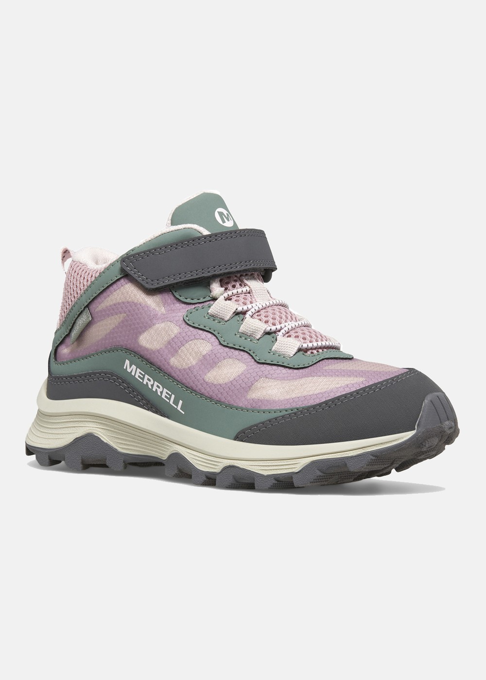 Moab Speed Mid A/C Wtrpf, Dusty Pink/Olive, 29, Walkingskor | Junior - Skor - Walkingskor | Padelspecialisterna