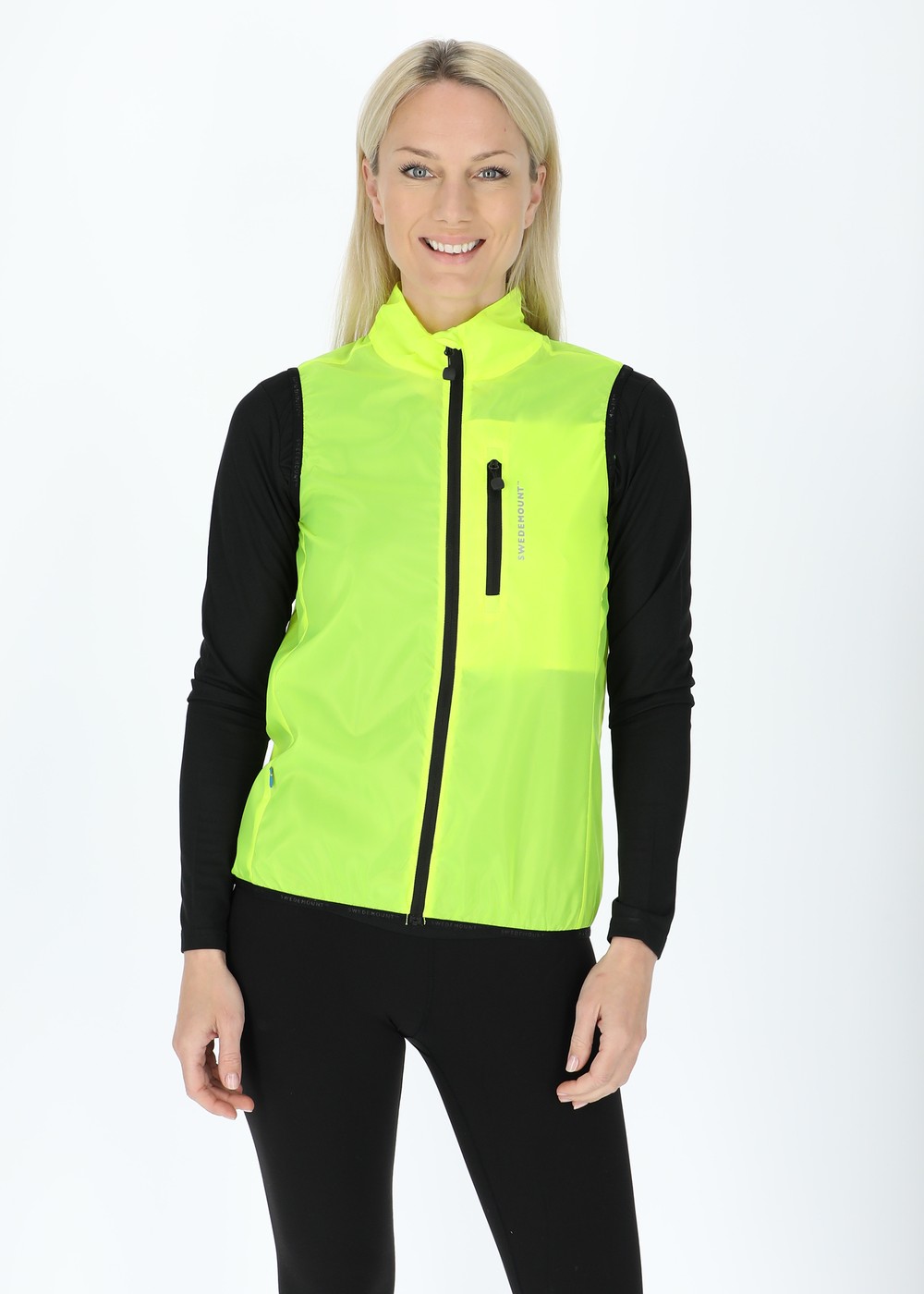 Packable Wind Vest W, Neon, 42, Västar | Dam - Kläder - Jackor - Västar | Padelspecialisterna