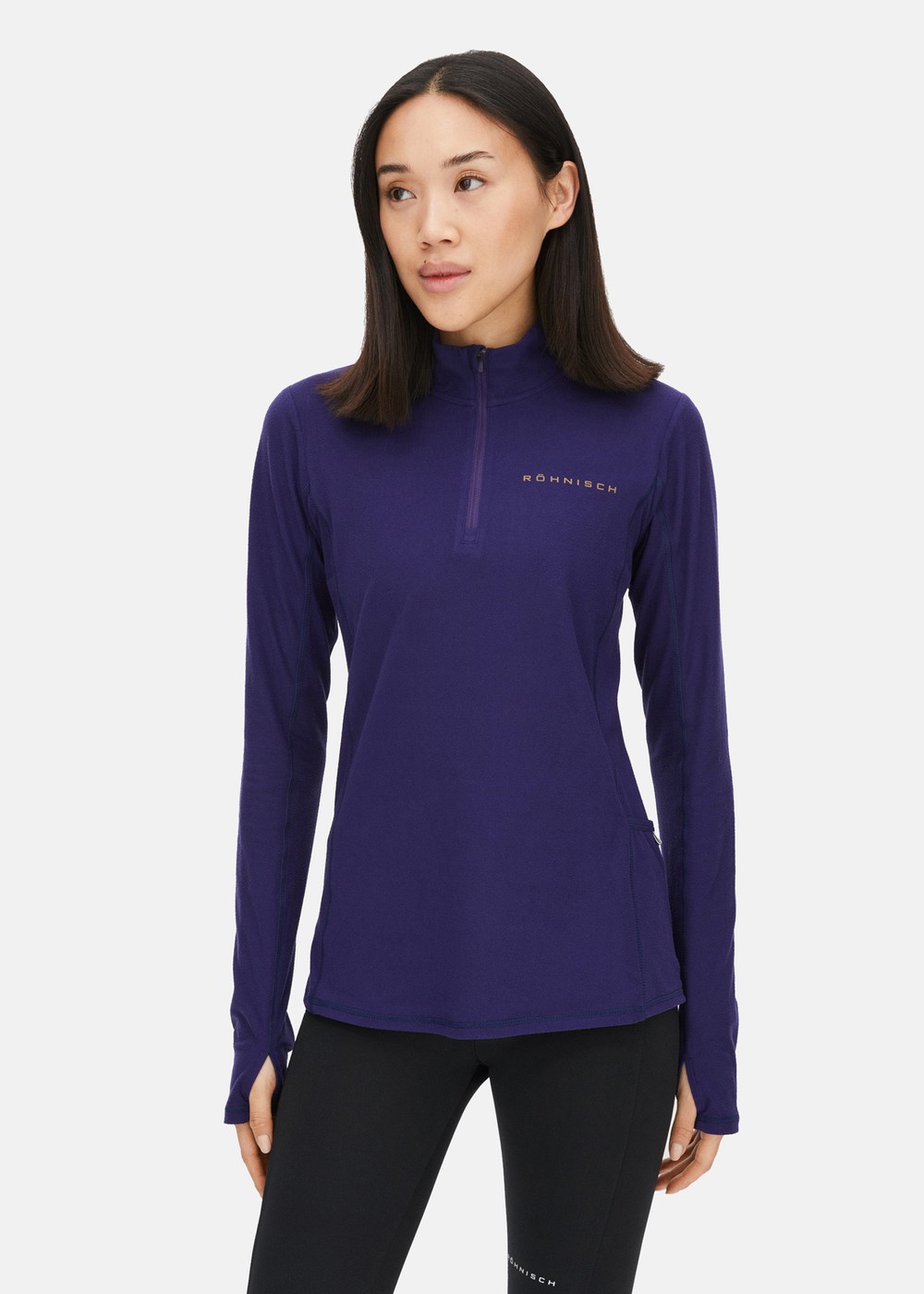 Light Thermo Half Zip, Blackcurrant, S, Sweatshirts | Dam - Kläder - Tröjor - Sweatshirts | Padelspecialisterna