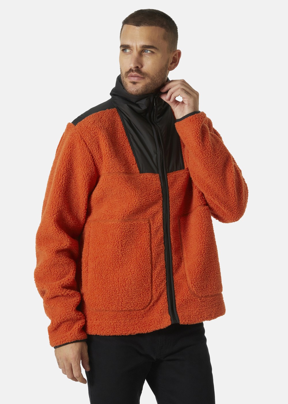 Explorer Pile Jacket, 300 Patrol Oran, M, Tröjor | Herr - Aktivitet - Outdoorkläder - Tröjor | Padelspecialisterna