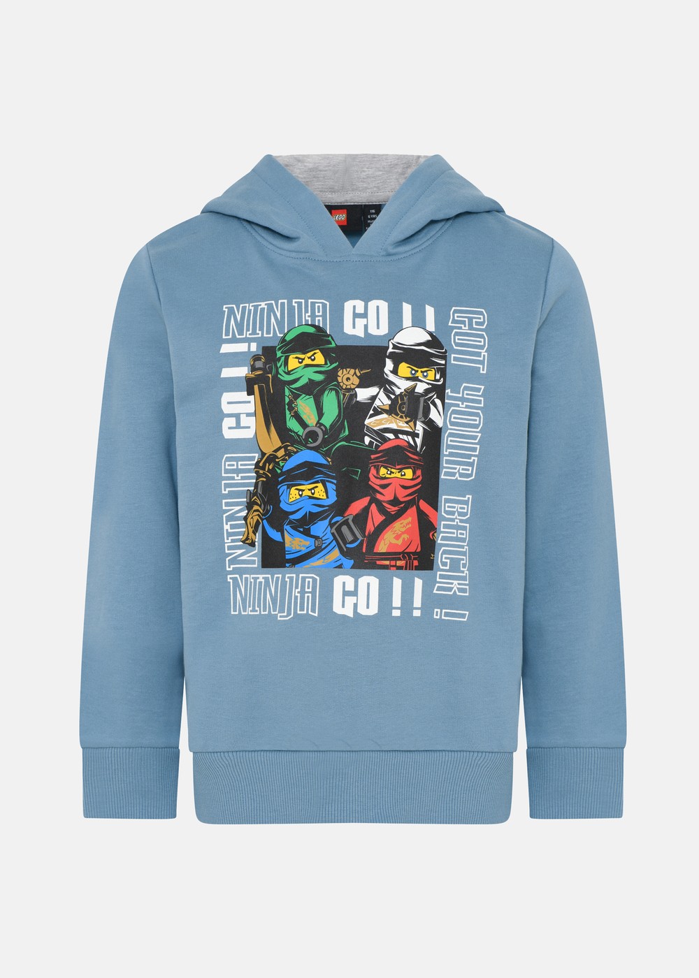 Lwstorm 618 - Sweatshirt, Dusty Blue, 116, Hoodies | Junior - Kläder - Tröjor - Hoodies | Padelspecialisterna