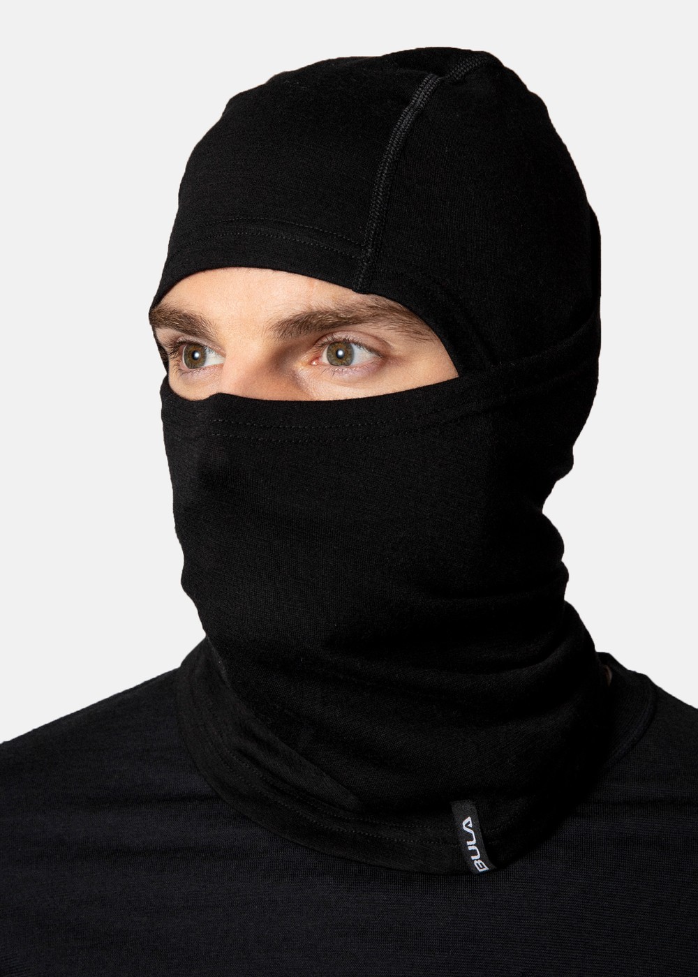 Wool Convertible Balaclava, Black, Onesize, Pannband | Dam - Accessoarer - Mössor & Pannband | Padelspecialisterna