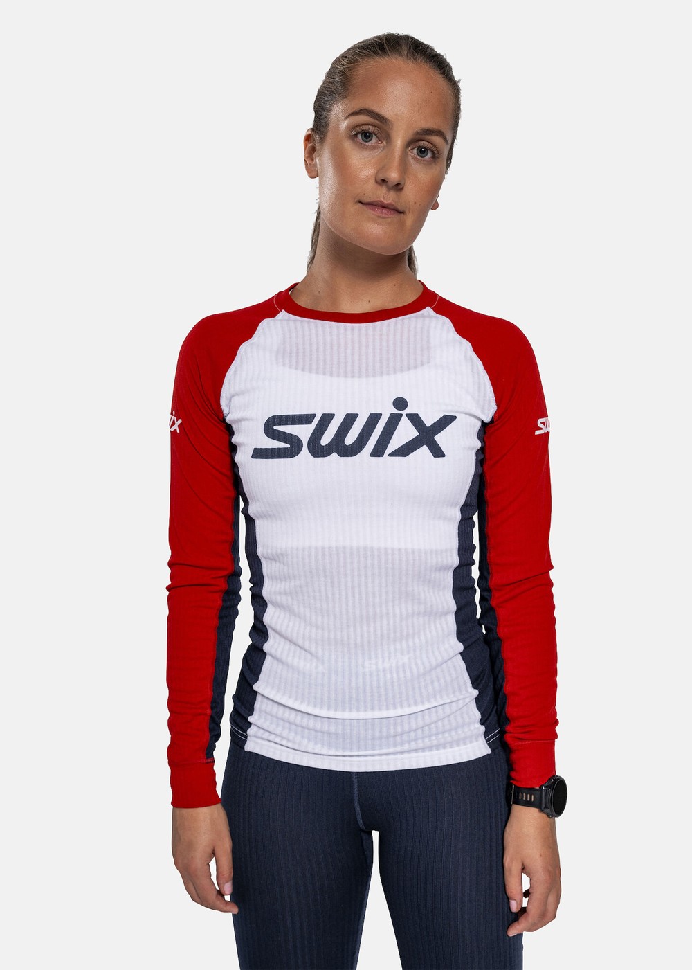 Racex Classic Long Sleeve W, Swix Red/Bright White, Xl, Funktionsunderställ | Sport & aktivitet - Friluftsliv - Vandringskläder - Underställ - Funktionsunderställ | Padelspecialisterna