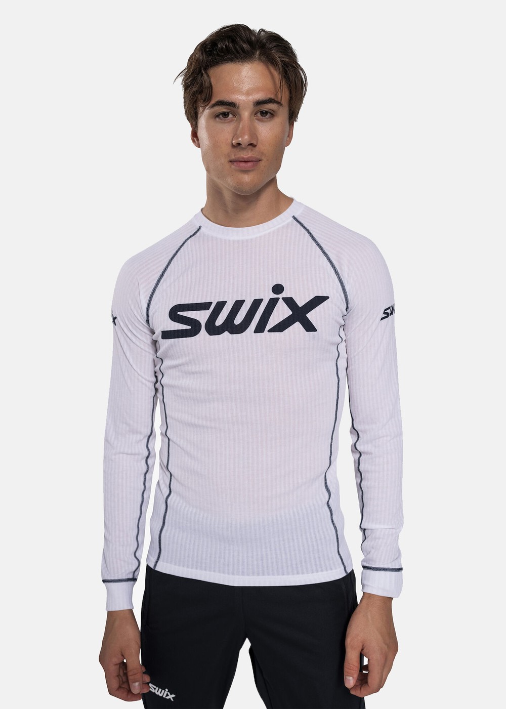 Racex Classic Long Sleeve M, Bright White/ Dark Navy, L, Funktionsunderställ | Sport & aktivitet - Friluftsliv - Vandringskläder - Underställ - Funktionsunderställ | Padelspecialisterna