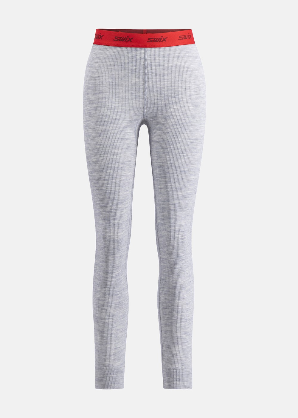 Racex Merino Pants W, Light Grey Melange/ Swix Red, L, Ullunderställ | Sport & aktivitet - Friluftsliv - Vandringskläder - Underställ - Ullunderställ | Padelspecialisterna