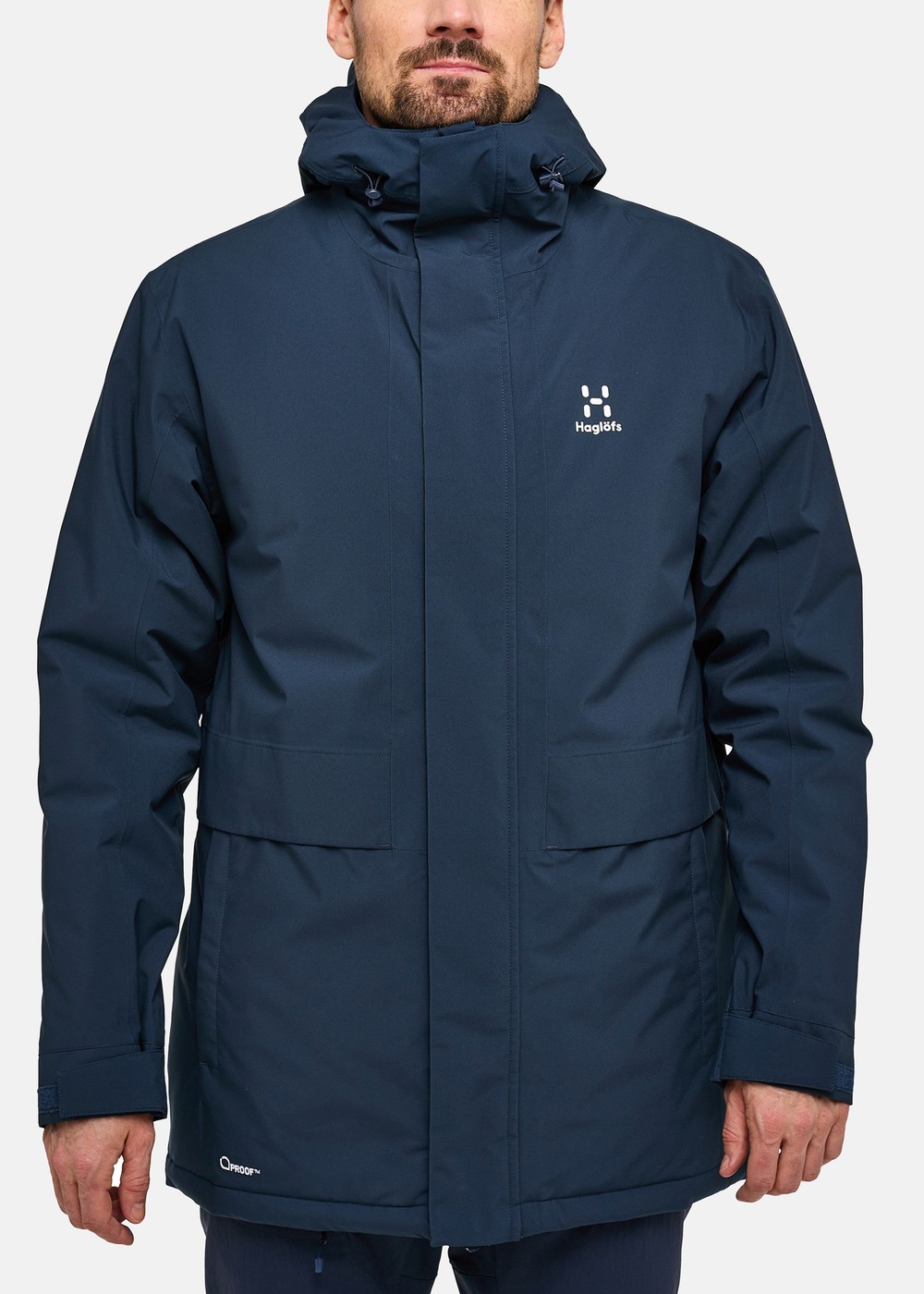 Salix Proof Mimic Parka Men, Tarn Blue, Xl, Vårjackor | Herr - Kläder - Jackor - Vårjackor | Padelspecialisterna