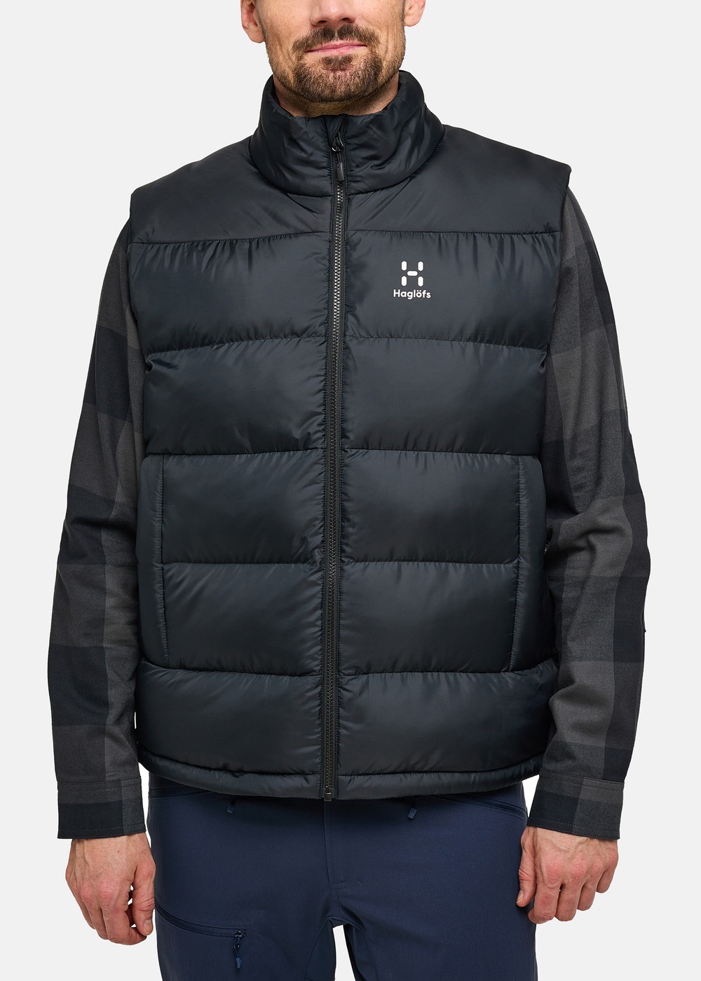 Puffy Mimic Vest Men, True Black, M, Västar | Herr - Kläder - Jackor - Västar | Padelspecialisterna