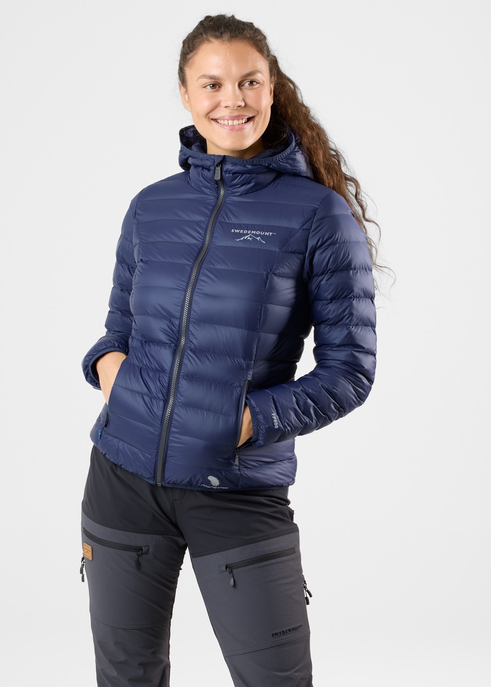Himalaya Hood Down Jacket W, Navy, 36, Vårjackor | Dam - Kläder - Jackor - Vårjackor | Padelspecialisterna