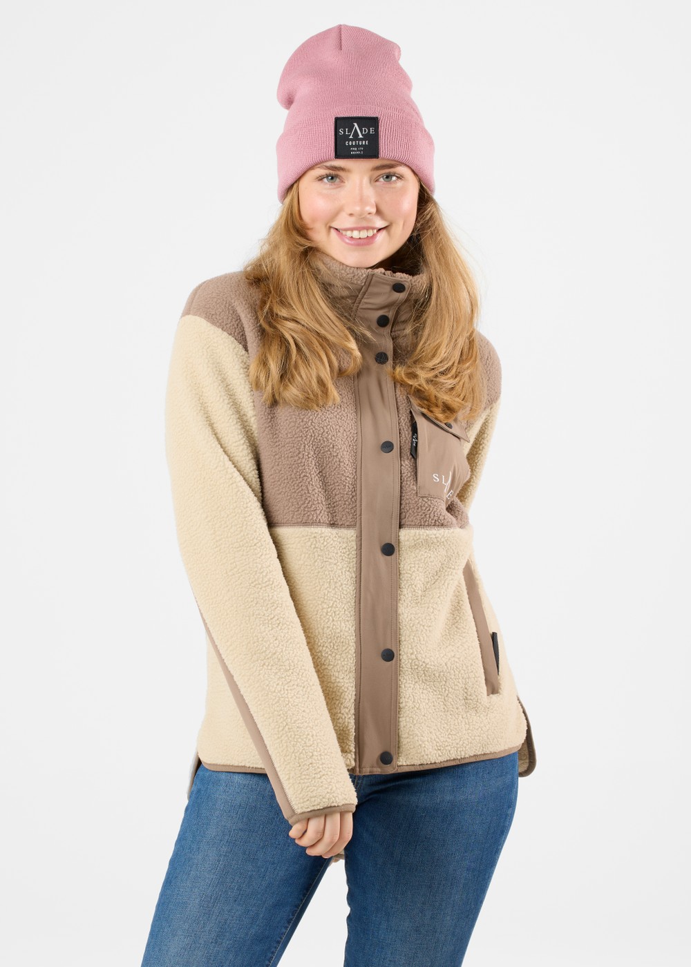 Colorado Pile Jacket W, Coffee/Sand, 46, Fleecetröjor | Dam - Kläder - Tröjor - Fleecetröjor | Padelspecialisterna