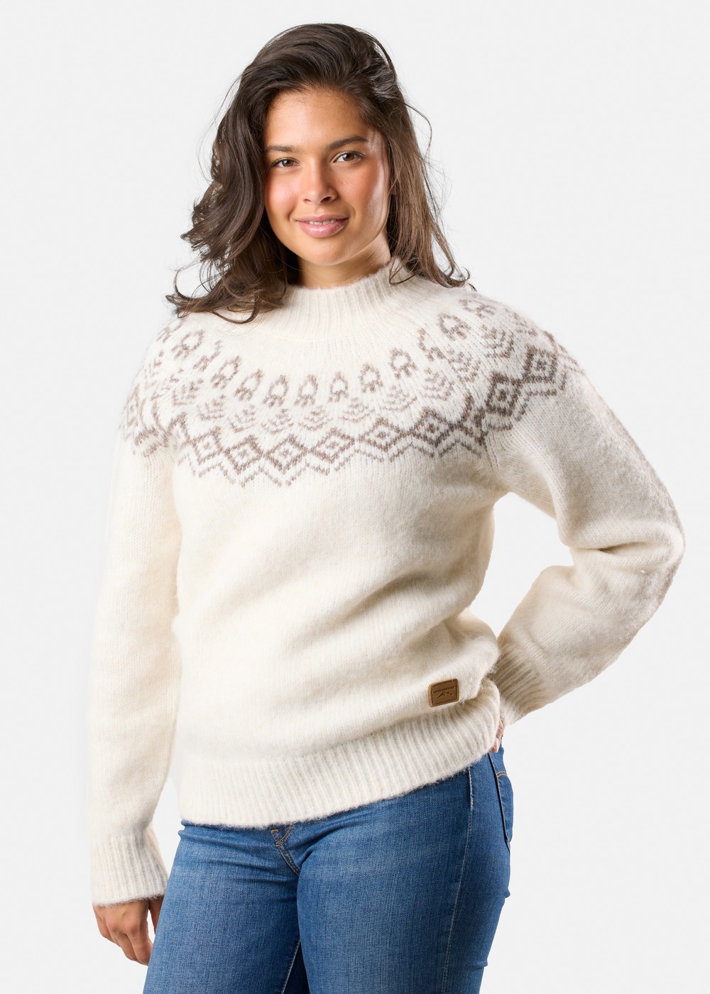 Lofoten Wool Knit W, Snow White, 42, Tröjor | Dam - Aktivitet - Outdoorkläder - Tröjor | Padelspecialisterna