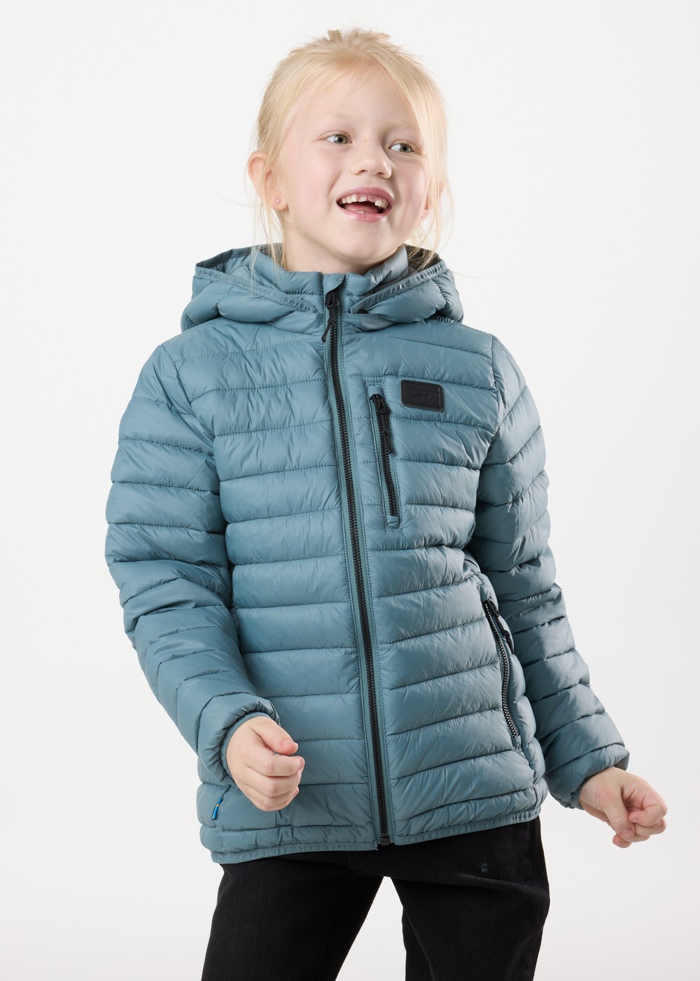 Lofoten Hood Jacket Jr, Seaweed Green, 160, Jackor | Junior - Aktivitet - Outdoorkläder - Jackor | Padelspecialisterna