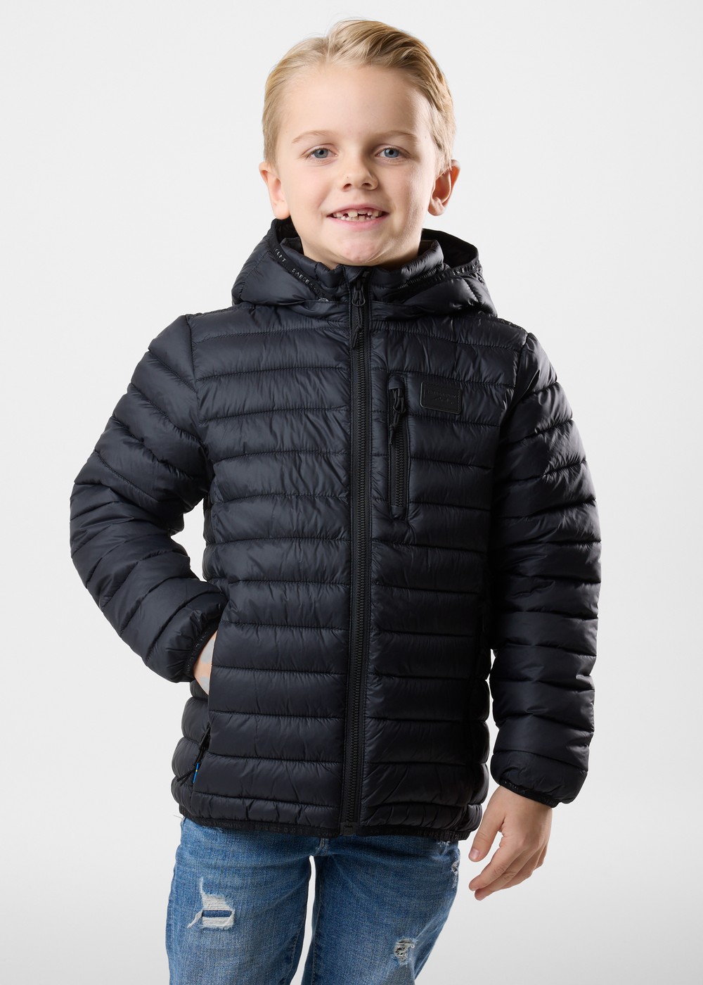Lofoten Hood Jacket Jr, Black, 130, Jackor | Junior - Aktivitet - Outdoorkläder - Jackor | Padelspecialisterna