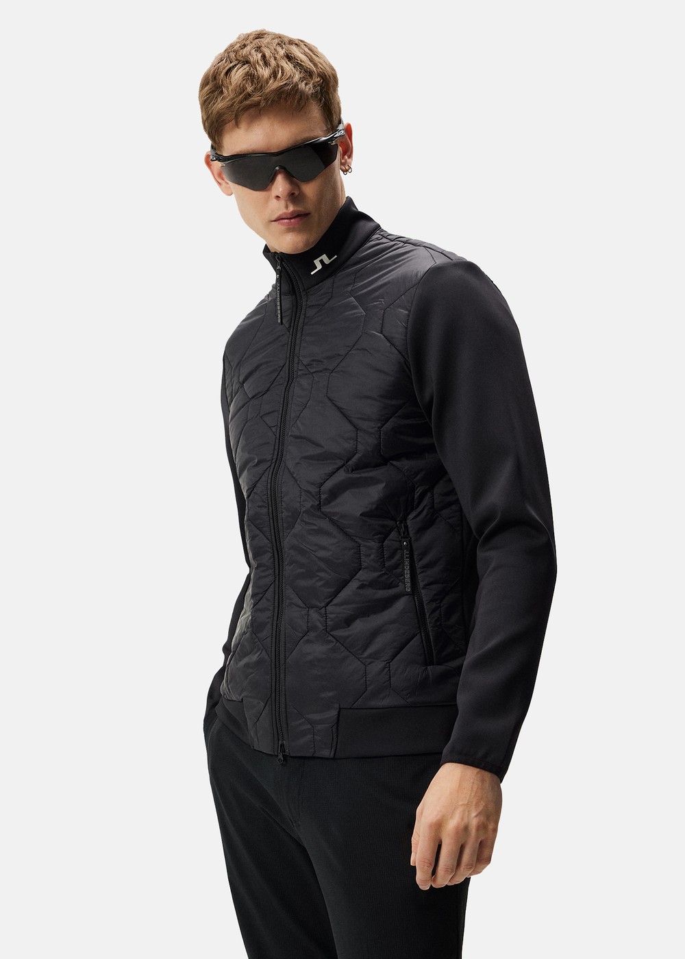 Quilt Hybrid Jacket, Black, S, Vårjackor | Herr - Kläder - Jackor - Vårjackor | Padelspecialisterna