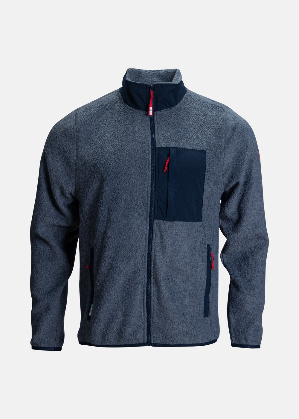 Pile Jacket, Grey Melange, M, Tröjor | Sport & aktivitet - Friluftsliv - Vandringskläder - Tröjor | Padelspecialisterna