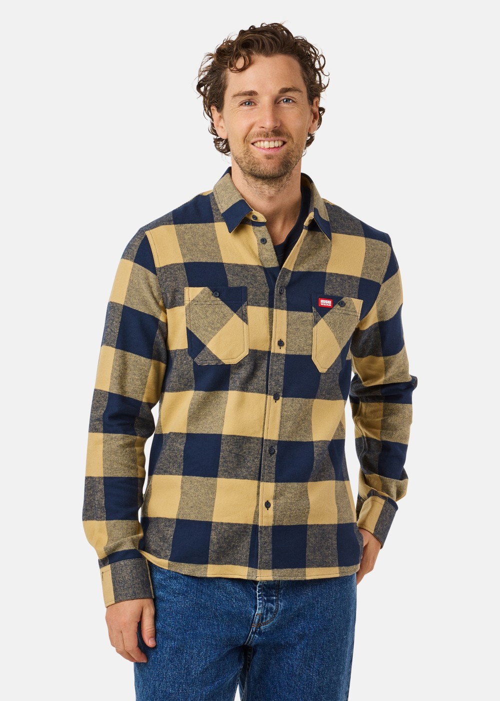 Flannel Shirt, Summer Beige, S, Långärmade Skjortor | Herr - Kläder - Skjortor - Långärmade skjortor | Padelspecialisterna