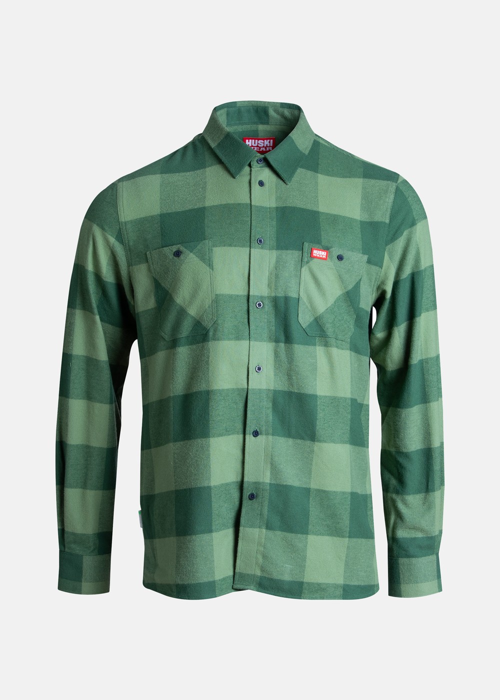 Flannel Shirt, Middle Green, Xs, Långärmade Skjortor | Herr - Kläder - Skjortor - Långärmade skjortor | Padelspecialisterna