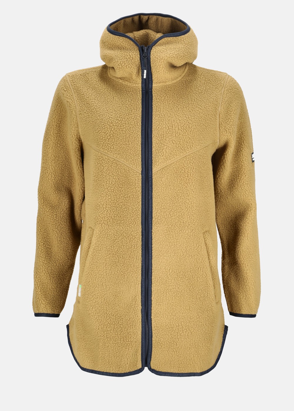 W Pile Hood Jacket, Winter Beige, S, Tröjor | Sport & aktivitet - Friluftsliv - Vandringskläder - Tröjor | Padelspecialisterna