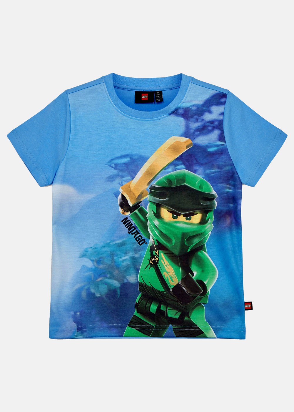 Lwtano 106 - T-Shirt S/S, Middle Blue, 122, T-Shirts | Junior - Kläder - T-shirts | Padelspecialisterna
