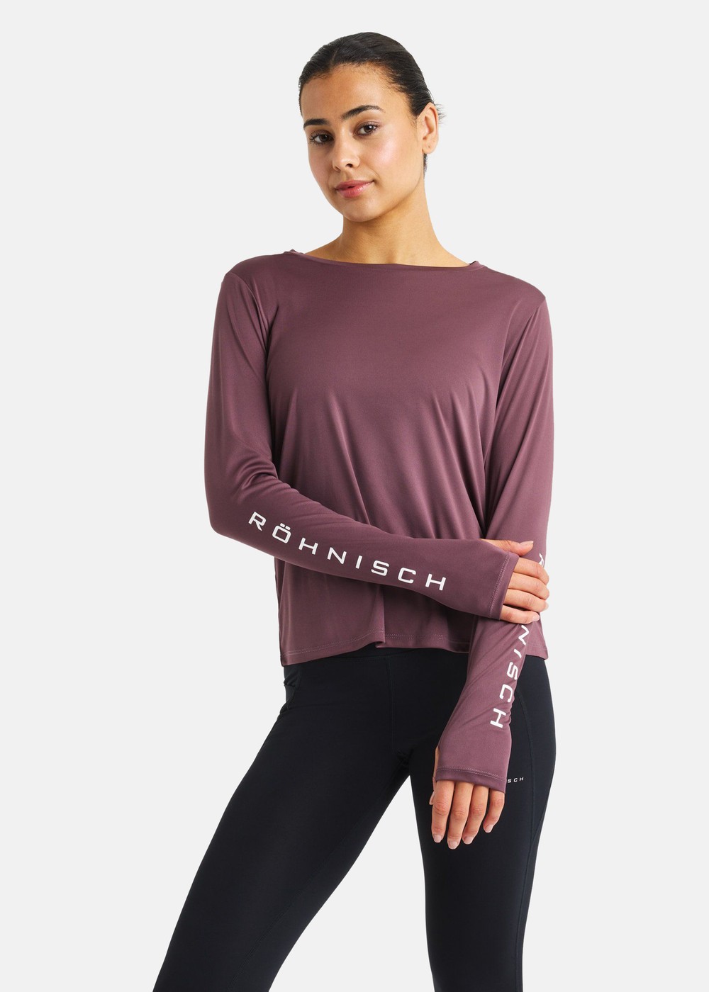 Team Logo Long Sleeve, Huckleberry, L, Löparkläder | Sport & aktivitet - Sporter - Löpning - Löparkläder | Padelspecialisterna