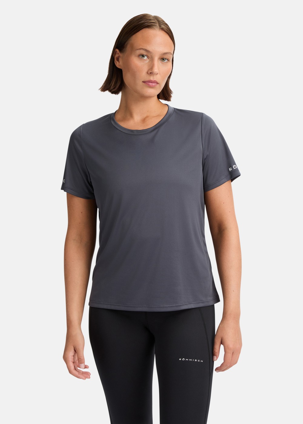Team Logo Tee, Dk Grey Plum, S, Löparkläder | Sport & aktivitet - Sporter - Löpning - Löparkläder | Padelspecialisterna