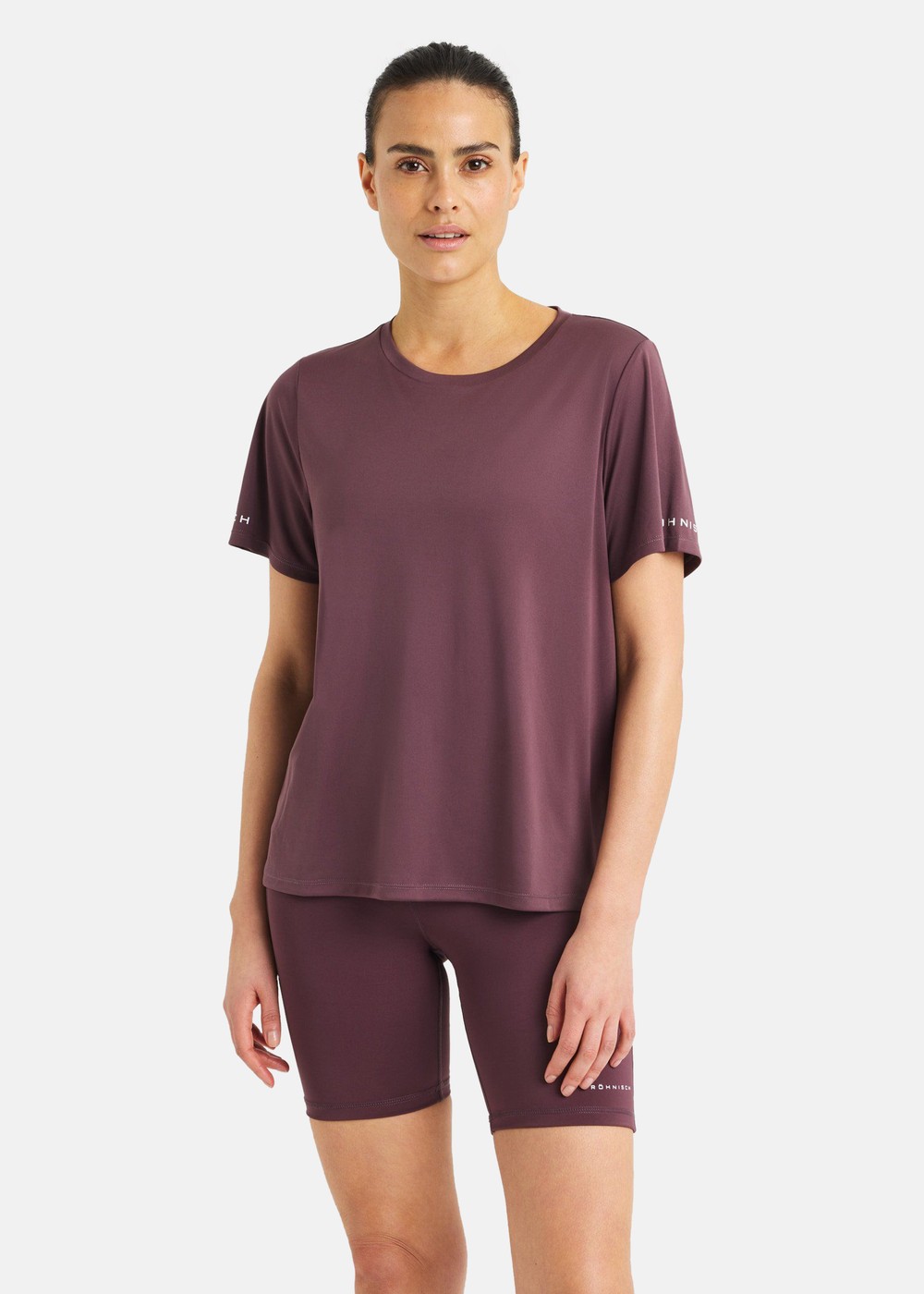 Team Logo Tee, Huckleberry, L, Löparkläder | Sport & aktivitet - Sporter - Löpning - Löparkläder | Padelspecialisterna