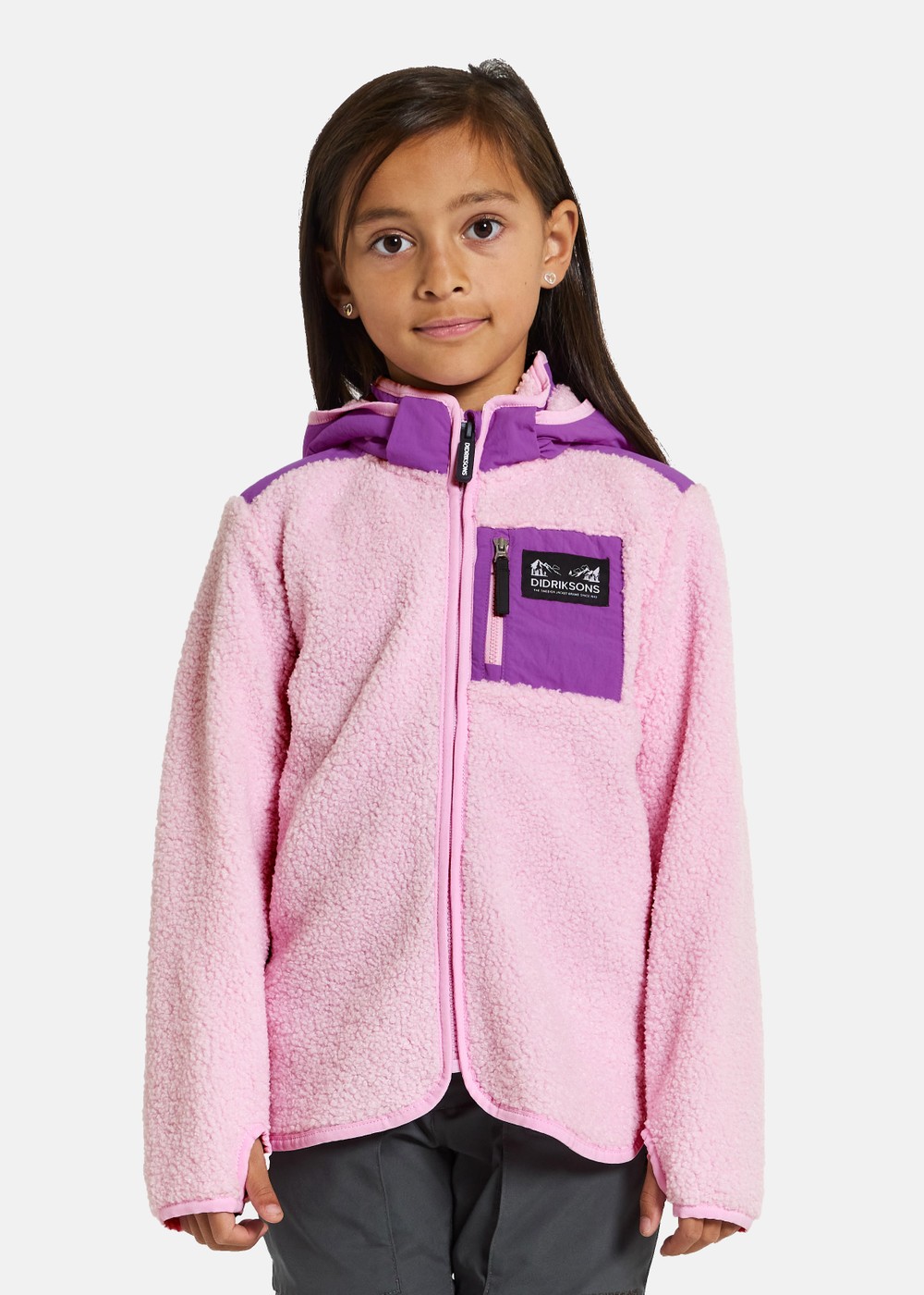 Exa Kids Fz, Orchid Pink, 140, Vårjackor | Junior - Kläder - Jackor - Vårjackor | Padelspecialisterna