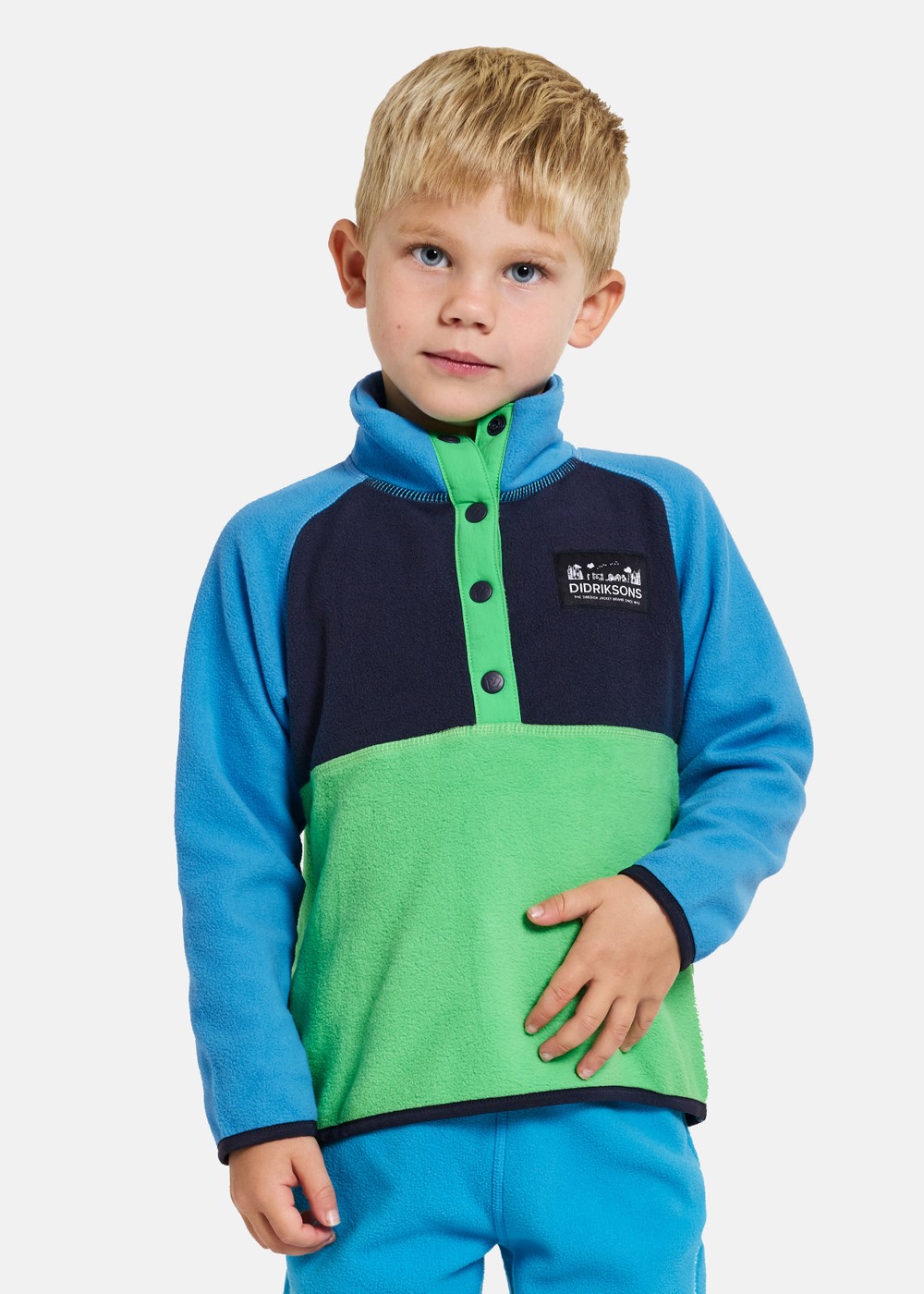 Monte Kids Half Bu 3, Frog Green, 80, Tröjor | Sport & aktivitet - Friluftsliv - Vandringskläder - Tröjor | Padelspecialisterna