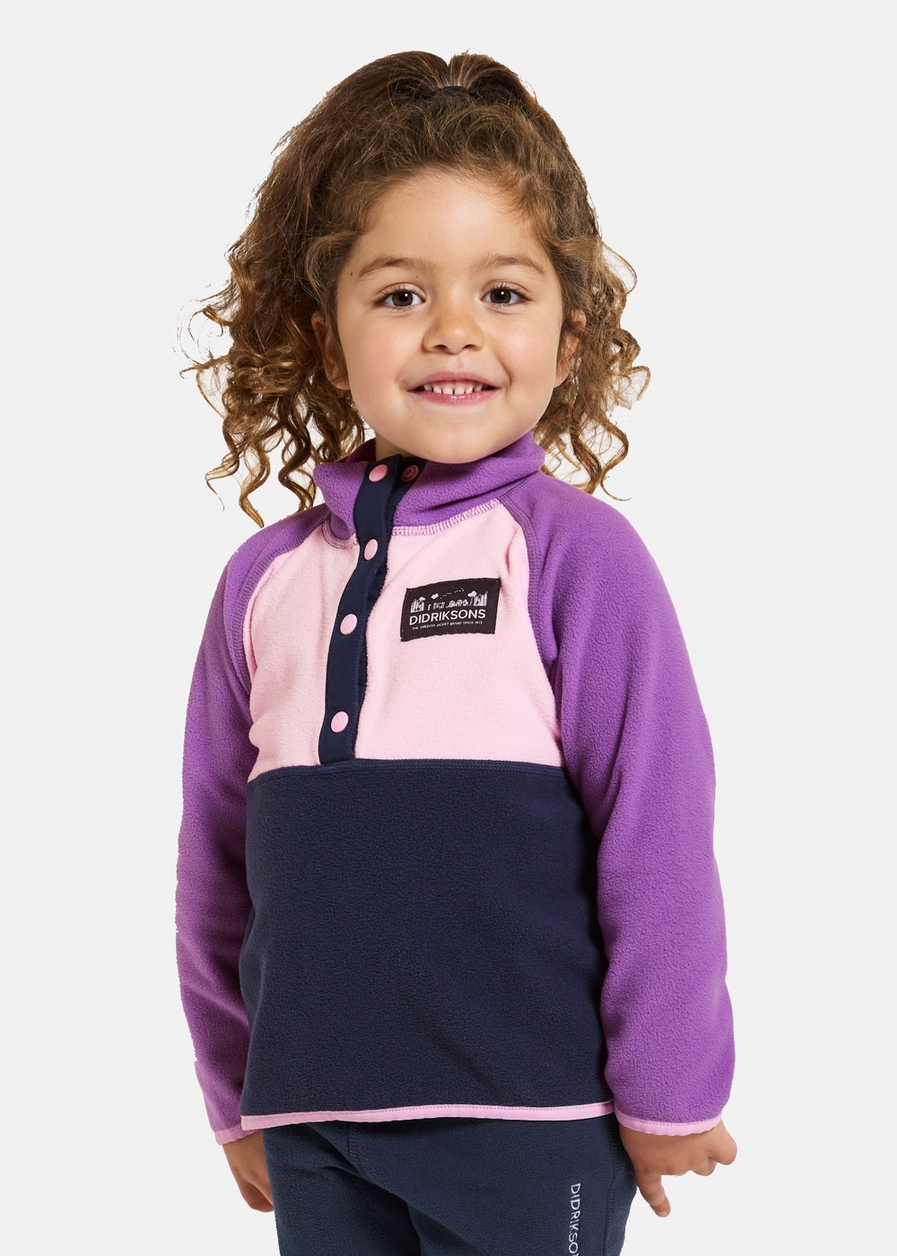 Monte Kids Half Bu 3, Tulip Purple, 110, Tröjor | Sport & aktivitet - Friluftsliv - Vandringskläder - Tröjor | Padelspecialisterna