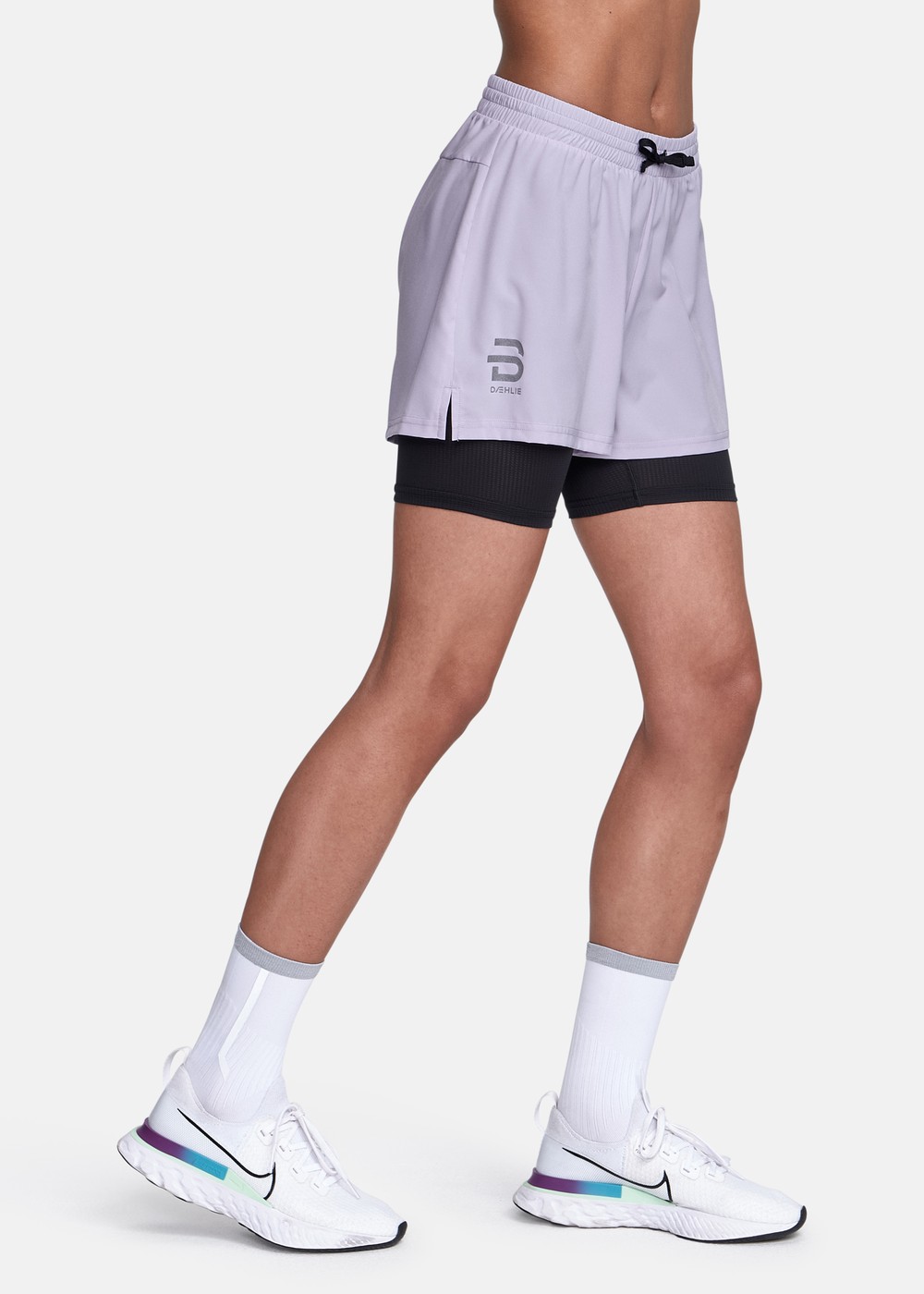 Shorts Run 2 In 1 Wmn, Galactic Lilac, L, Träningsshorts | Dam - Kläder - Shorts - Träningsshorts | Padelspecialisterna