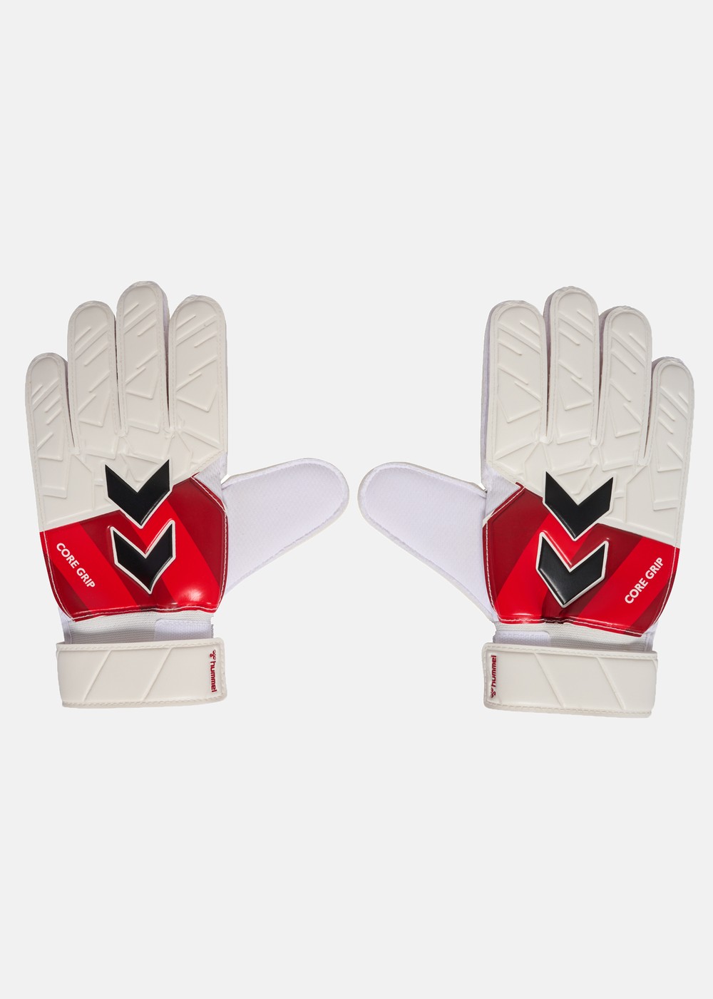 Hmlgk Gloves Core Grip, White/Red/Black, 7, Benskydd Och Tillbehör | Sport & aktivitet - Sporter - Fotboll - Benskydd och tillbehör | Padelspecialisterna