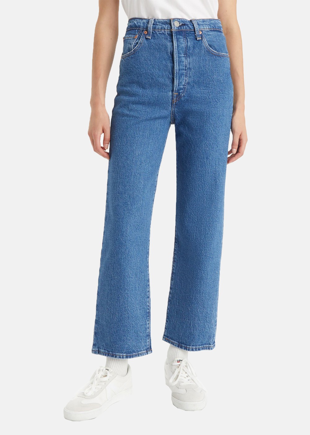 Ribcage Straight Ankle, Jazz Pop, 25/29, Jeans | Dam - Kläder - Byxor - Jeans | Padelspecialisterna