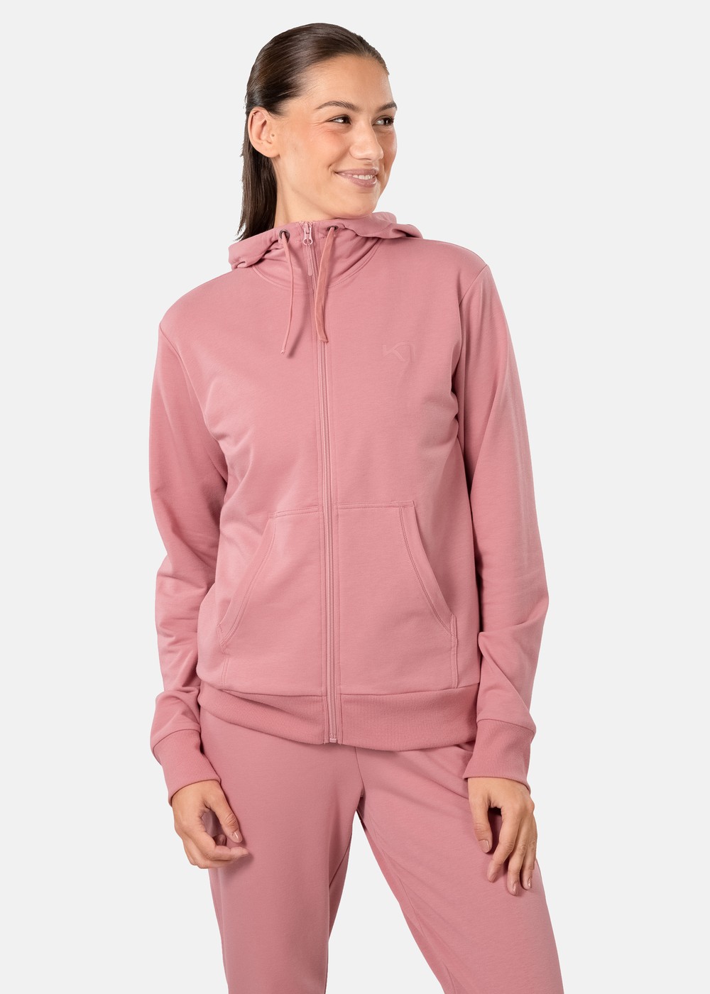 Kari Hoodie, Pastel Dusty Pink, M, Hoodies | Dam - Kläder - Tröjor - Hoodies | Padelspecialisterna