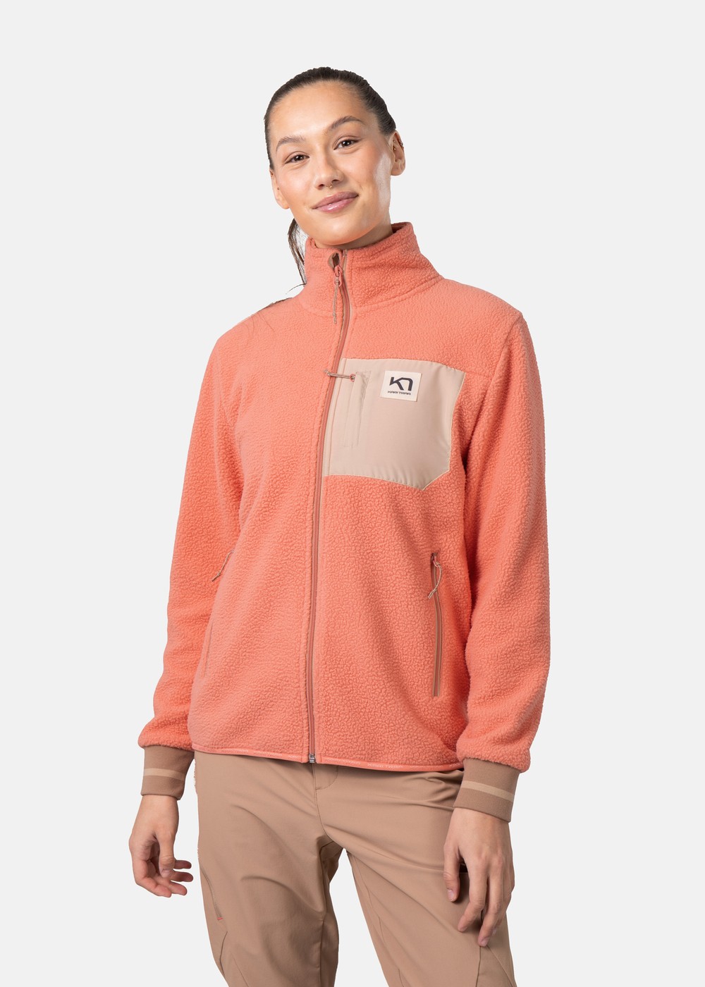 Rothe Midlayer, Peach Pink, M, Vårjackor | Dam - Kläder - Jackor - Vårjackor | Padelspecialisterna
