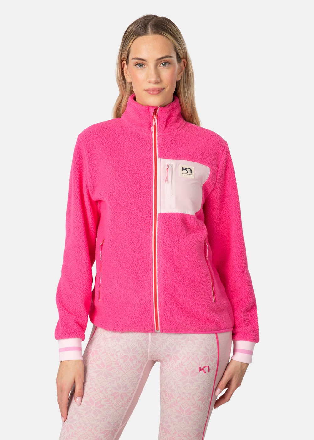 Rothe Midlayer, Bright Pink, Xl, Vårjackor | Dam - Kläder - Jackor - Vårjackor | Padelspecialisterna