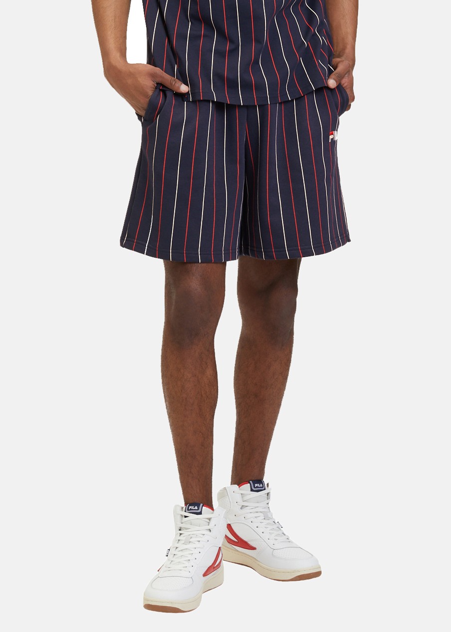 Lobito Pinstriped Shorts, Black Iris/Two Color Striped, 2xl, Vardagsshorts | Herr - Kläder - Shorts - Vardagsshorts | Padelspecialisterna