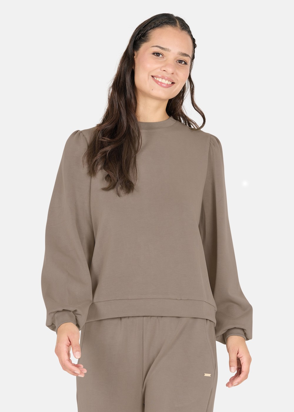 Jillnana V2 W Balloon Sleeve S, Falcon, 38, Sweatshirts | Dam - Kläder - Tröjor - Sweatshirts | Padelspecialisterna