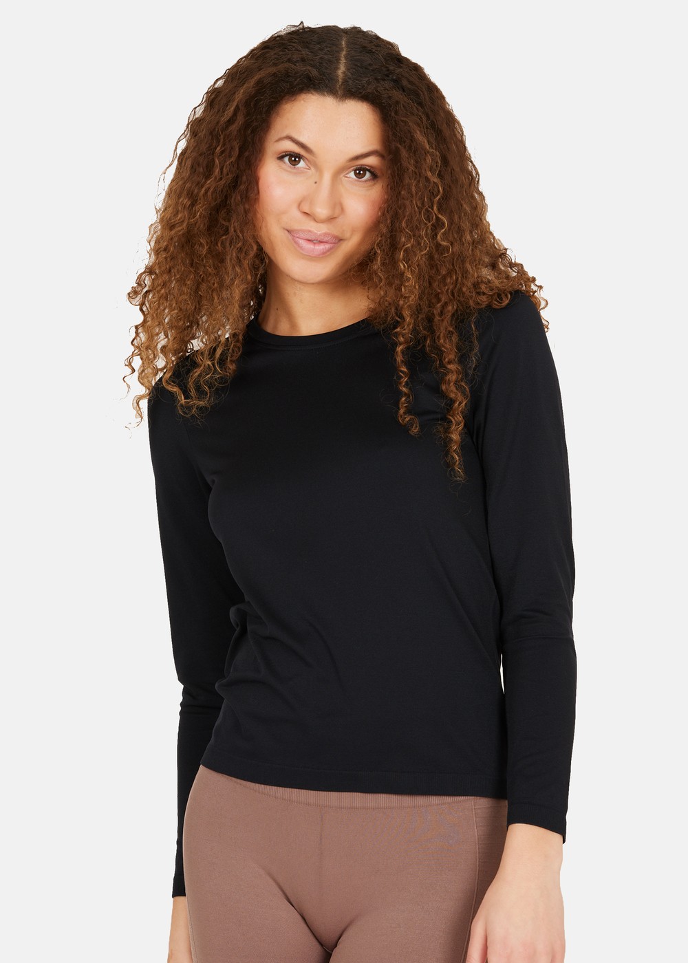 Julee W Loose Fit L/S Seamless, Black, L/Xl, Löparkläder | Sport & aktivitet - Sporter - Löpning - Löparkläder | Padelspecialisterna