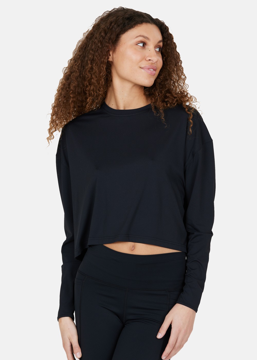 Offner W L/S Tee, Black, 42, Tränings-T-Shirts | Dam - Aktivitet - Träningskläder - Tränings-t-shirts | Padelspecialisterna