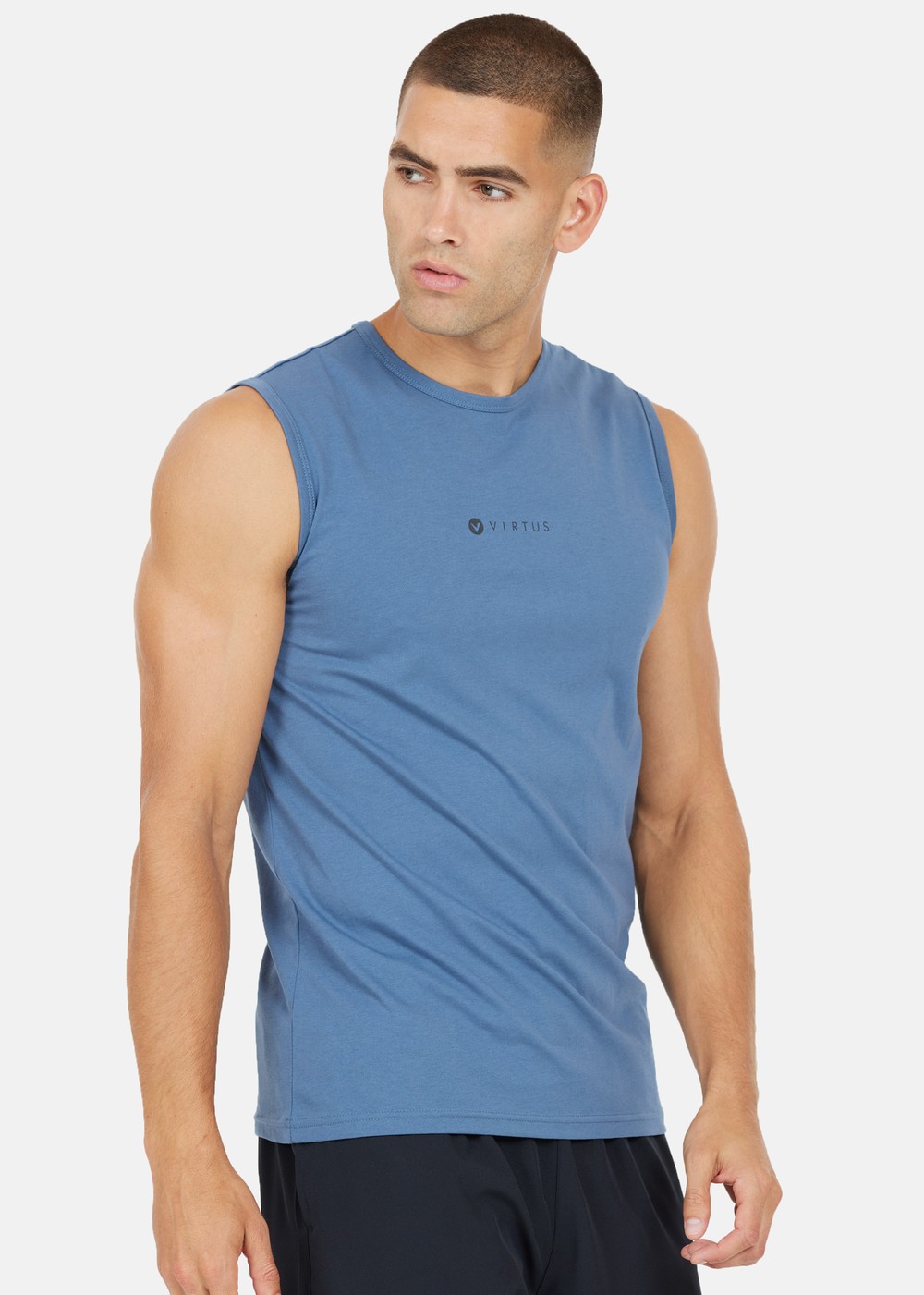 Vamod M Sleeveless Tee, Bering Sea, L, T-Shirts | Herr - Kläder - T-shirts | Padelspecialisterna