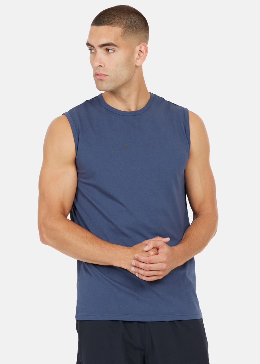 Vamod M Sleeveless Tee, Blue Nights, M, T-Shirts | Herr - Kläder - T-shirts | Padelspecialisterna