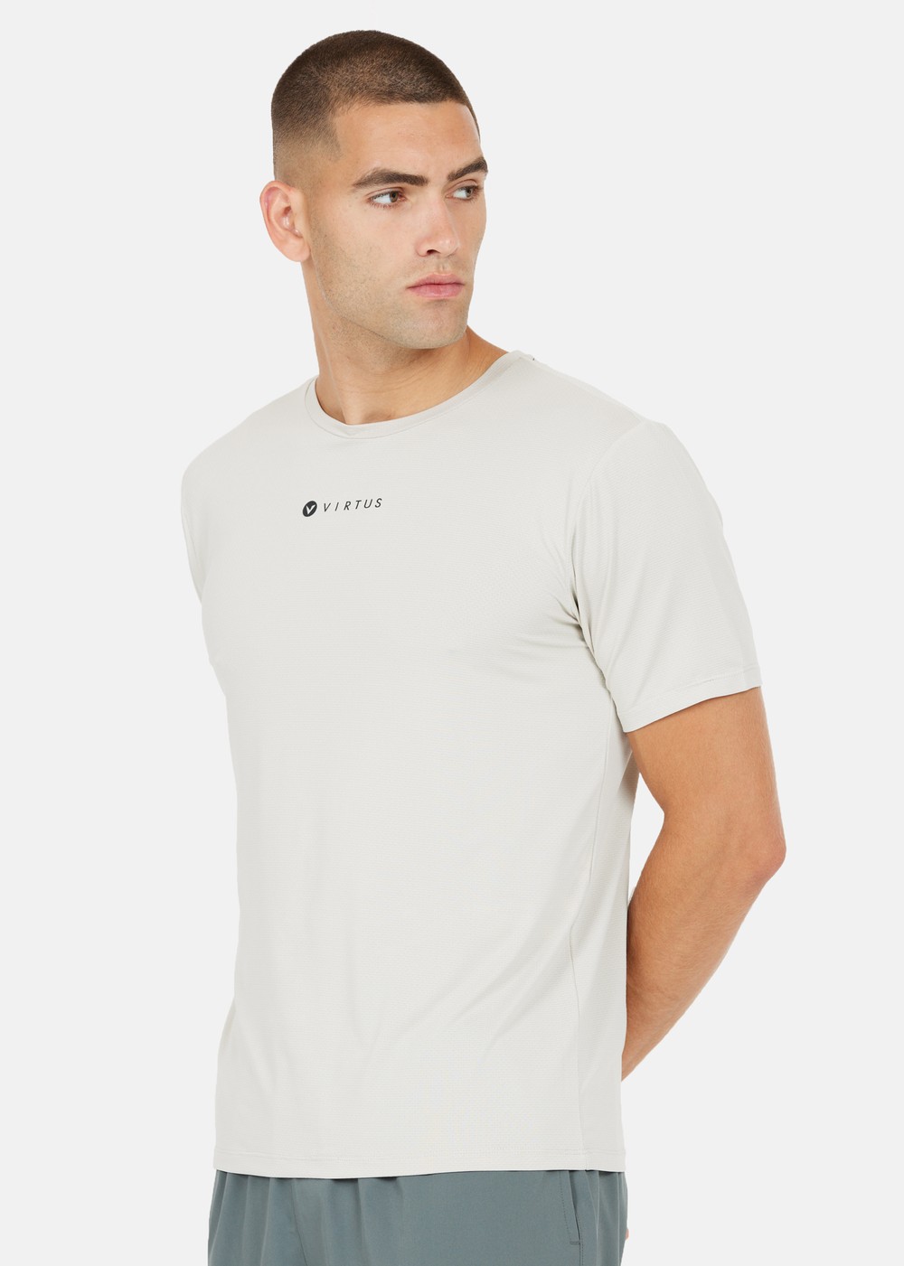 Roger M Hyperstretch S/S Tee, Moonstruck, 2xl, Tränings-T-Shirts | Herr - Aktivitet - Träningskläder - Tränings-t-shirts | Padelspecialisterna