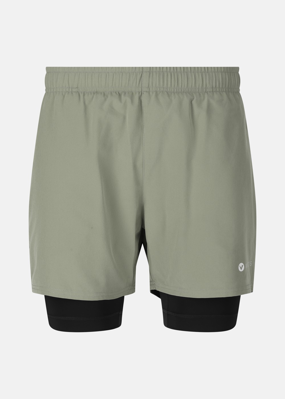 Zayne M 2-In-1 Shorts, Dried Sage, Xl, Löparkläder | Sport & aktivitet - Sporter - Löpning - Löparkläder | Padelspecialisterna