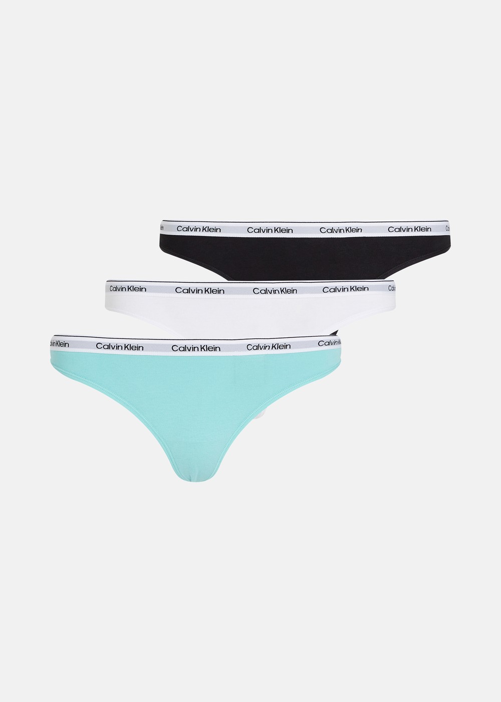 Thong 3pk, Black/Beau Blue/White, S, Trosor | Mode - Underkläder - Trosor | Padelspecialisterna