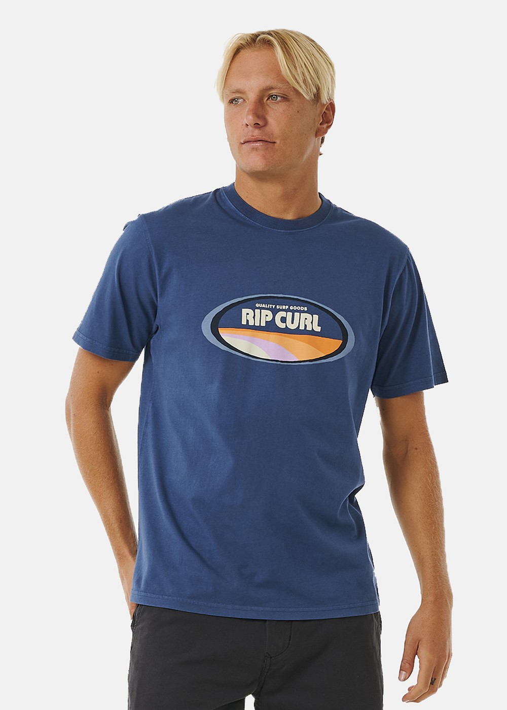 Surf Revival Mumma Tee, Washed Navy, M, T-Shirts | Herr - Kläder - T-shirts | Padelspecialisterna