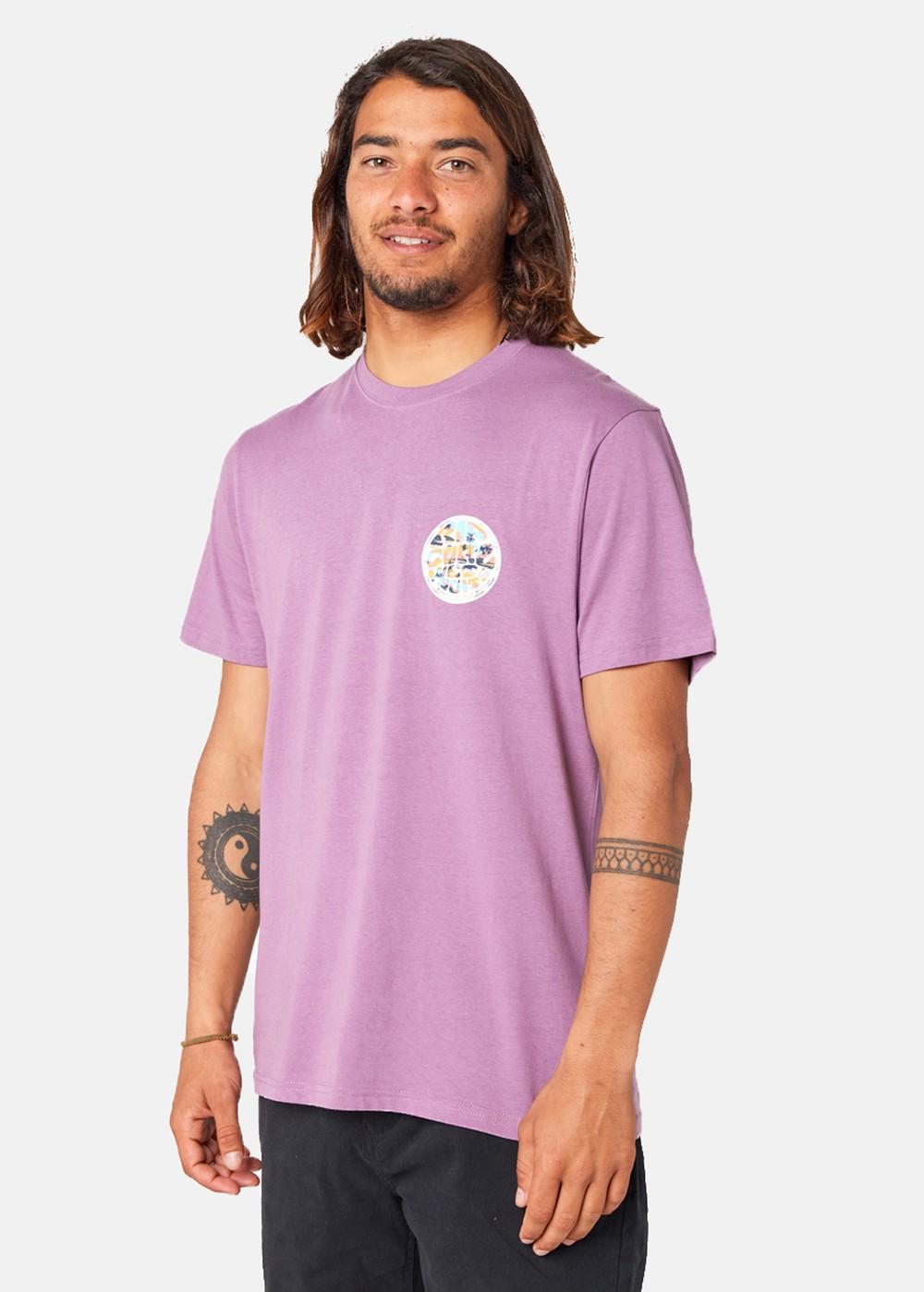 Passage Tee, Dusty Purple, S, T-Shirts | Herr - Kläder - T-shirts | Padelspecialisterna