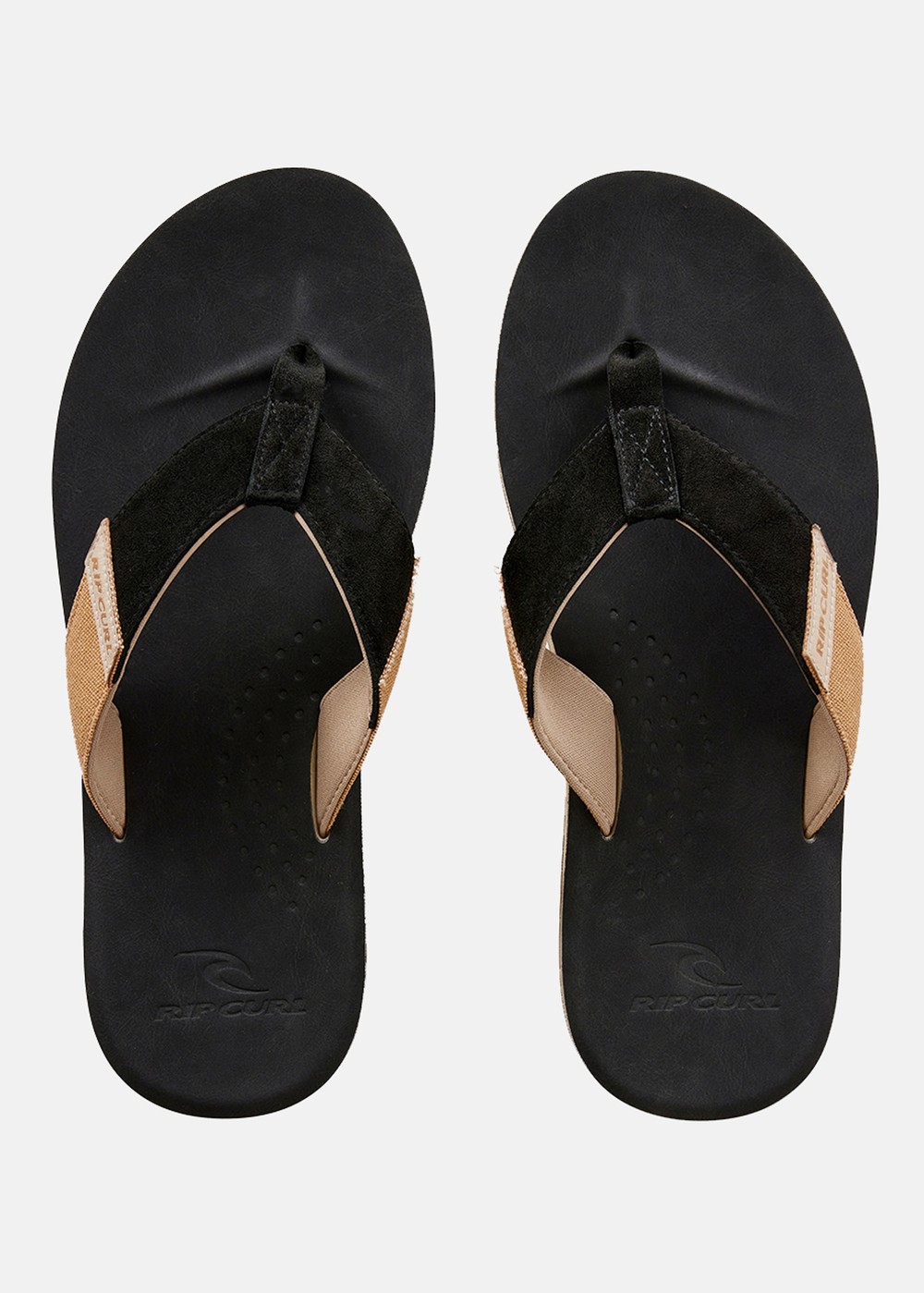 Oxford Open Toe, Black/Tan, 42, Badtofflor | Herr - Skor - Badtofflor | Padelspecialisterna