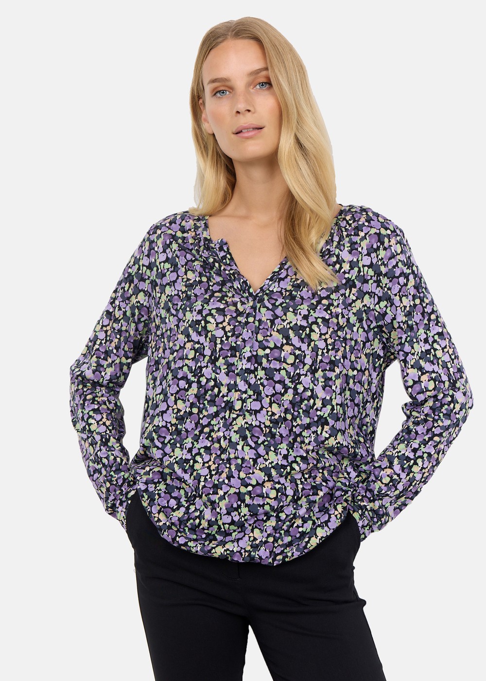Sc-Felicity Aop 443, Lilac Breeze Combi, S, Långärmade Skjortor | Mode - Skjortor - Långärmade skjortor | Padelspecialisterna